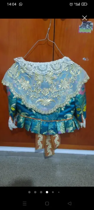 Vestido Fallera Niña Talla XS