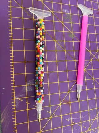 Lápiz Diamond Painting Decorado