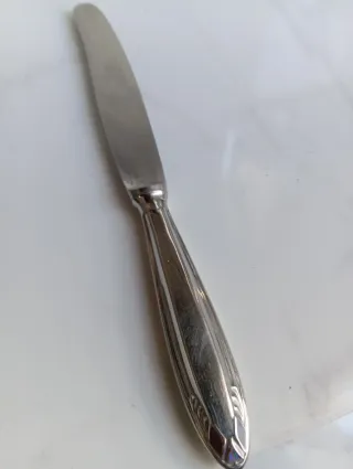 Lote cubiertos antiguos alpaca