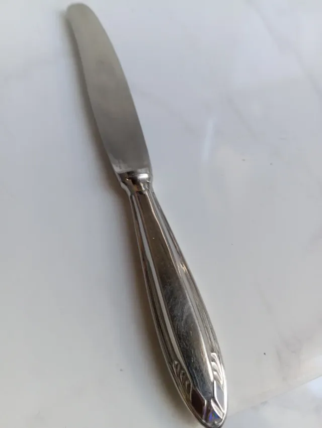 Set di posate antiche in alpaca