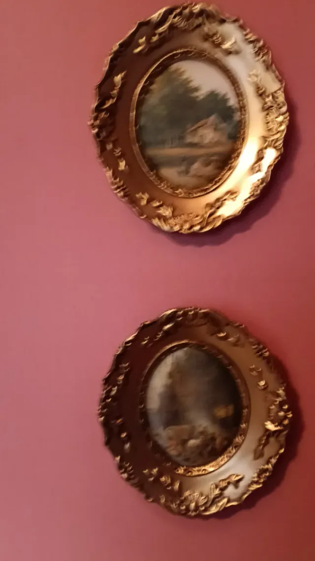 Lote 4 Cuadros Decorativos Dorados Antiguos