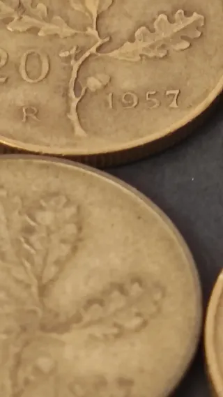 N. 12 monete Rare d 20 Lire , coniate nel 1957