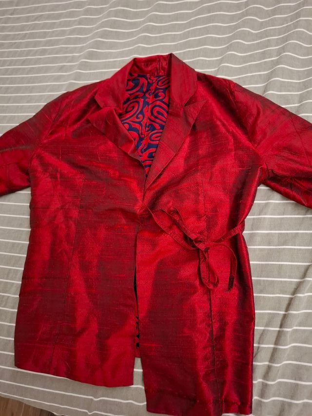 Giacca elegante lucente sartoriale