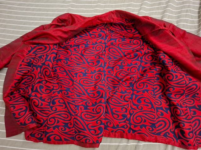 Giacca elegante lucente sartoriale