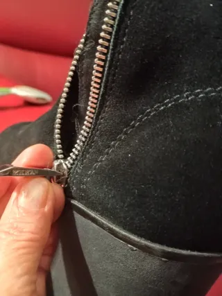 Botines Zara Piel Negros