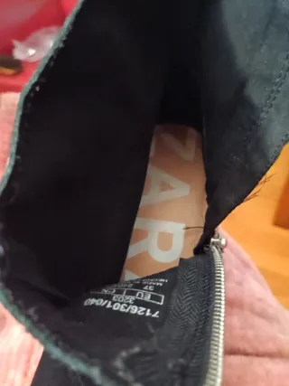 Botines Zara Piel Negros