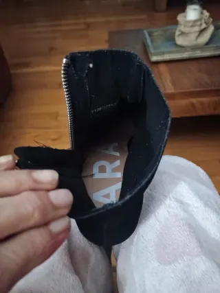 Botines Zara Piel Negros