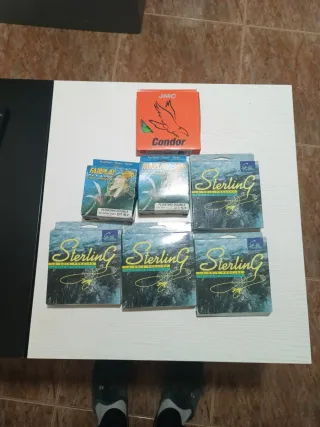 Líneas de pesca Sterling ,jmc Condor ,cortland