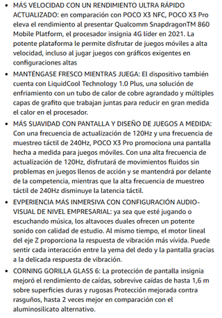 Xiaomi Poco X3 Pro Dorado 8GB 256GB Dual SIM GPS