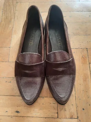 Zapatos de piel para mujer