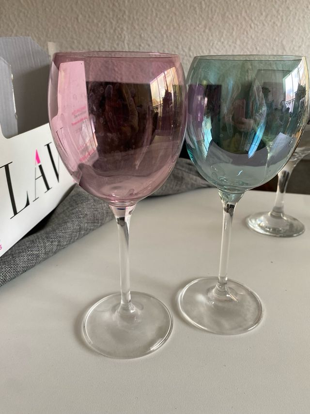 Set 4 Copas Decoradas + 2 de colores