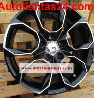 Juego 4 llantas para skoda vrstay black 18