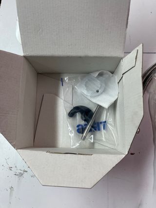 Rubinetto monocomando TRES in metallo argentato