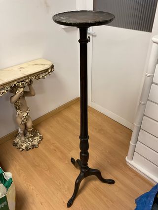 Portavasi vittoriano in mogano