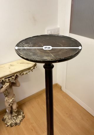 Portavasi vittoriano in mogano