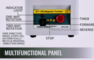 Pulidora Magnética bombo de limpiar y pulir  KT-18