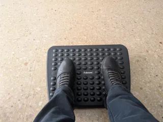 Poggiapiedi Fellowes Nero