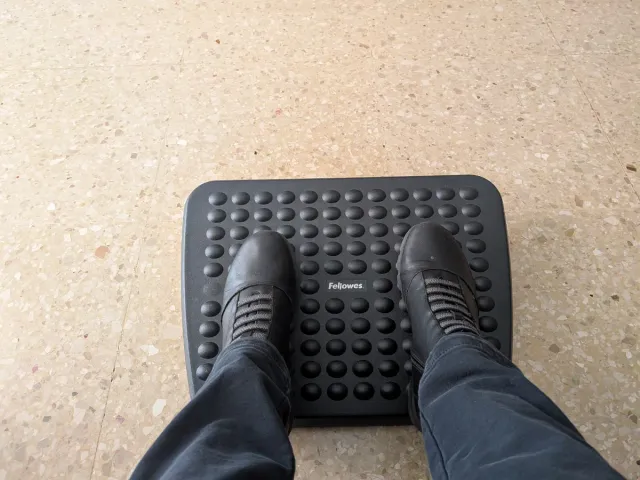 Apoio para os Pés Fellowes Preto