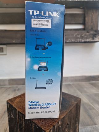 TP-LINK Modem Router ADSL Wireless G ADSL2 54Mbps