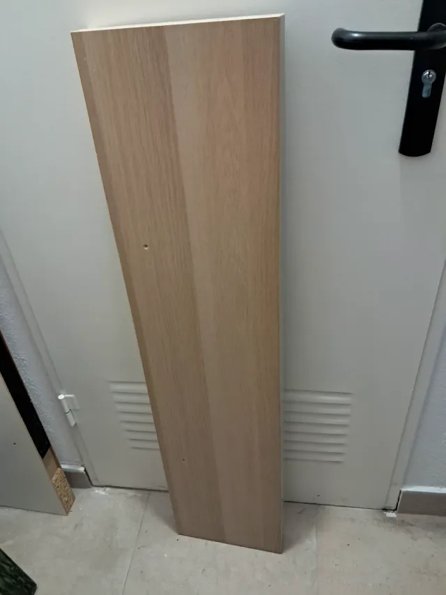 Scaffale Lack Ikea in rovere tinto bianco