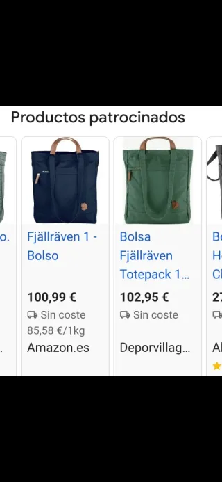 Mochila Fjallraven TotePack No. 1 Azul