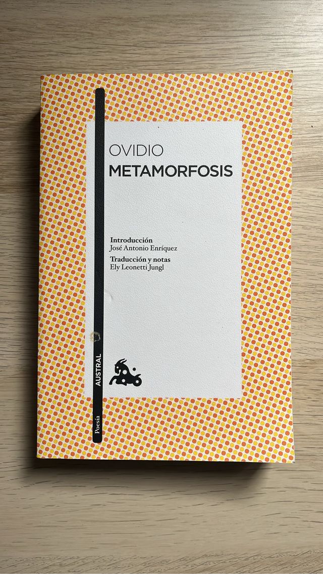 “Metamorfosis” de Ovidio.