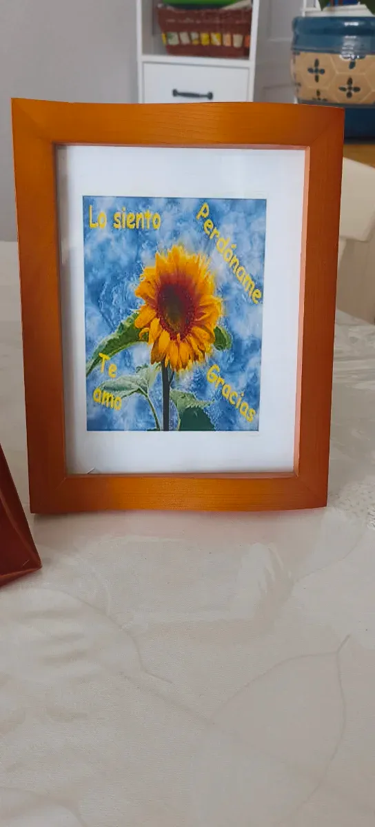 4 Cuadros Decorativos Madera y Cristal