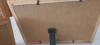 4 Quadri Decorativi in Legno e Cristallo