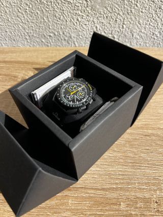 Swatch Misión a Mercurio Omega Negro