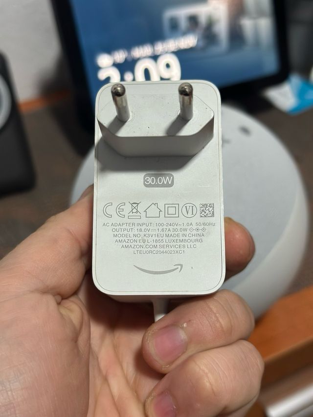 Echo 4ta Gen GRANDE - Altavoz Alexa - Blanco