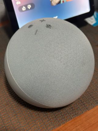 Echo 4ta Gen GRANDE - Altavoz Alexa - Blanco