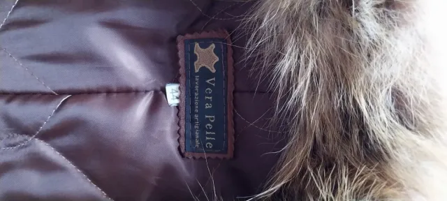 Cappotto vera pelle Tg. 44