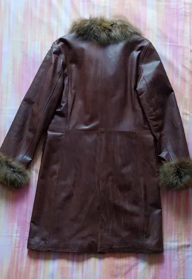 Cappotto vera pelle Tg. 44