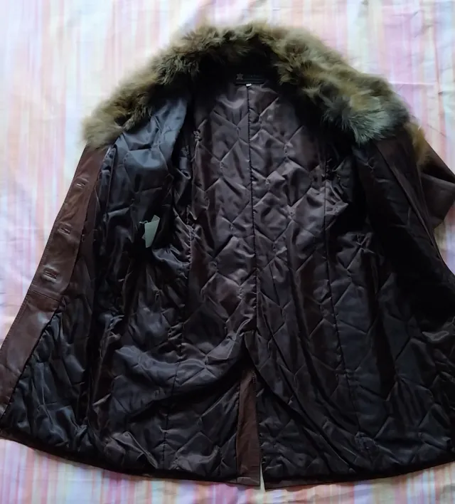 Cappotto vera pelle Tg. 44