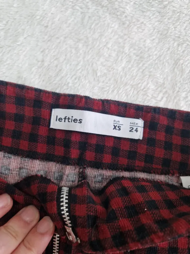 Falda cuadros Lefties Talla XS