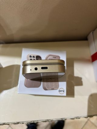 Telefono Cellulare Flip MTK Beige