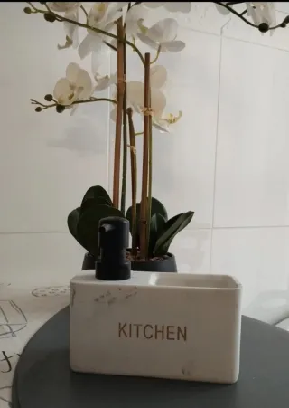 Dispensatore di sapone da cucina in marmo