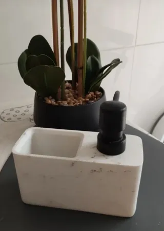 Dispensatore di sapone da cucina in marmo