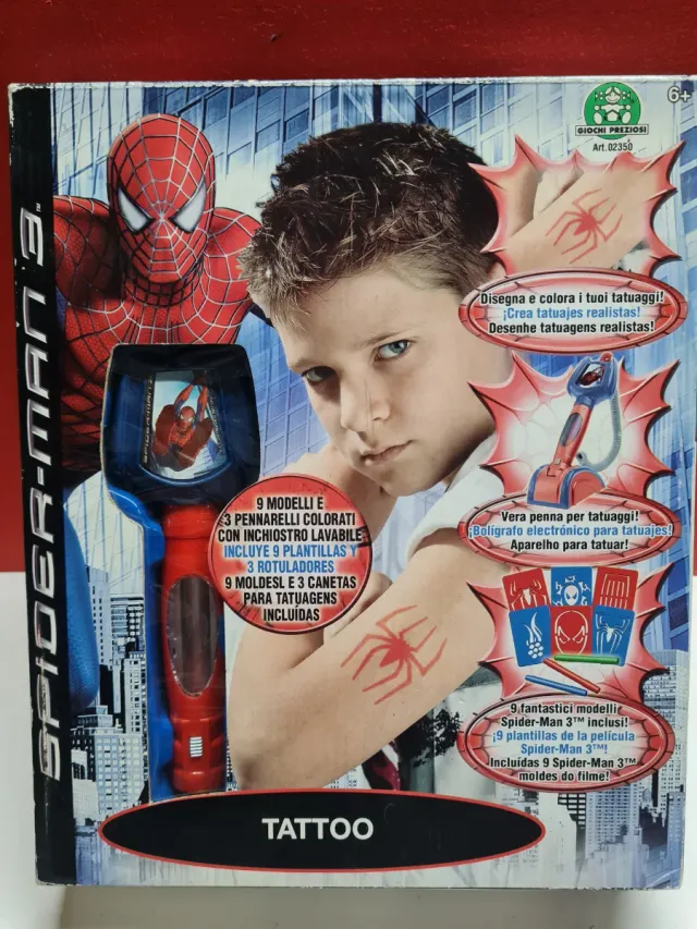2 Set de Tatuajes Temporales Spider-Man 3 NUEVOS