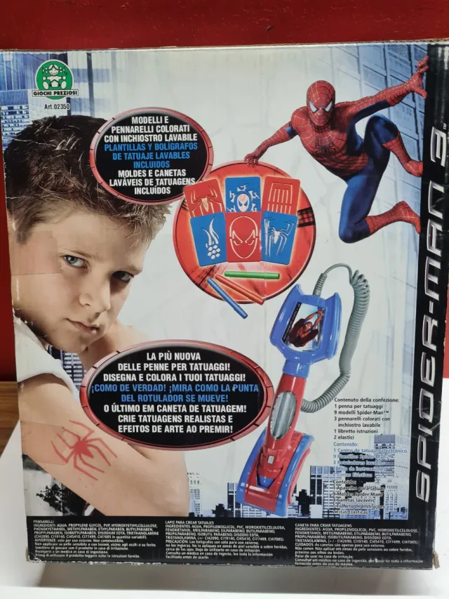 2 Set de Tatuajes Temporales Spider-Man 3 NUEVOS