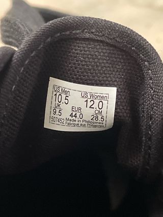 Zapatillas Vans Authentic Talla 44