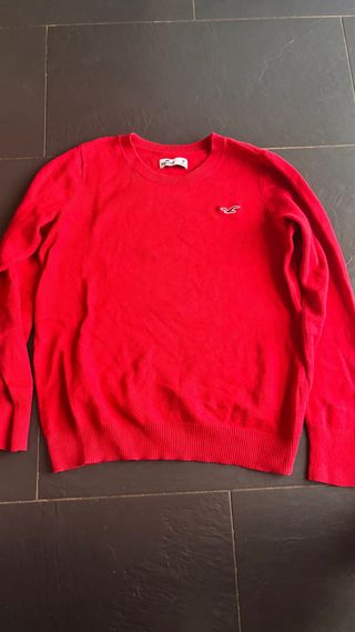 Jersey Hollister Rojo Talla M