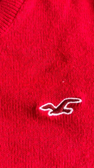 Jersey Hollister Rojo Talla M