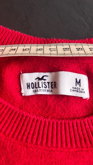 Jersey Hollister Rojo Talla M