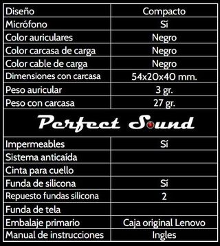 Auriculares inalámbricos Lenovo XT93 (negro)