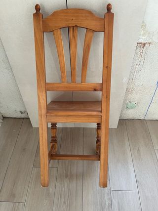 Set di 2 sedie in legno