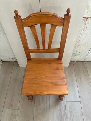 Set di 2 sedie in legno