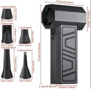 Soffiatore d'aria 3 con 130.000 RPM