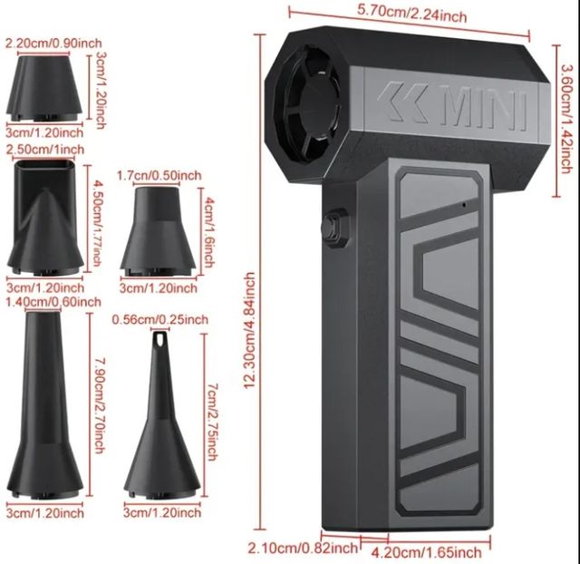 3 Soplador de Aire 130.000 RPM