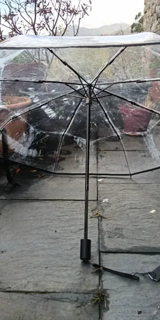 Paraguas Vogue Transparente Plegable